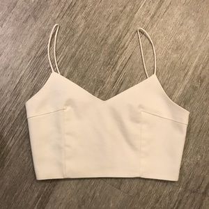 Faith in Love White Crop Top